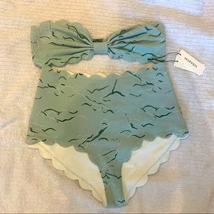RARE MARYSIA high waisted bikini set